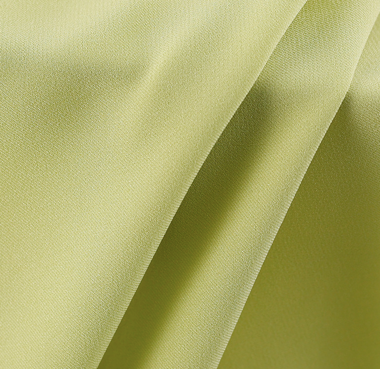 acetate polyester chiffion fabric sustainable sunmmer dress woven material