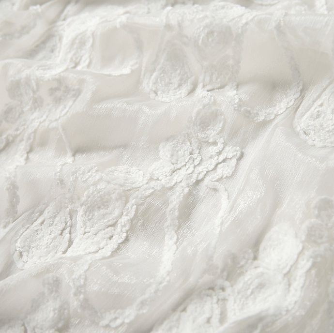 Embossed craft fabric, retro avant-garde, the best choice for dresses