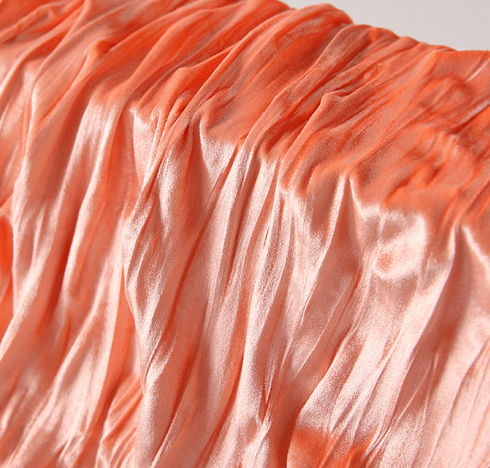 Natural folds Highly saturated colors fleece fabric