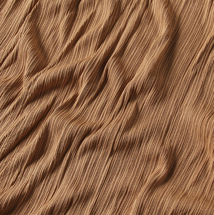 High stretch knitted pleated dress fabric polyester