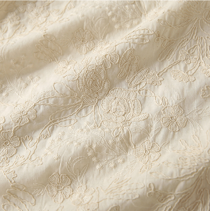 cotton 100%  Embroiderey fabric