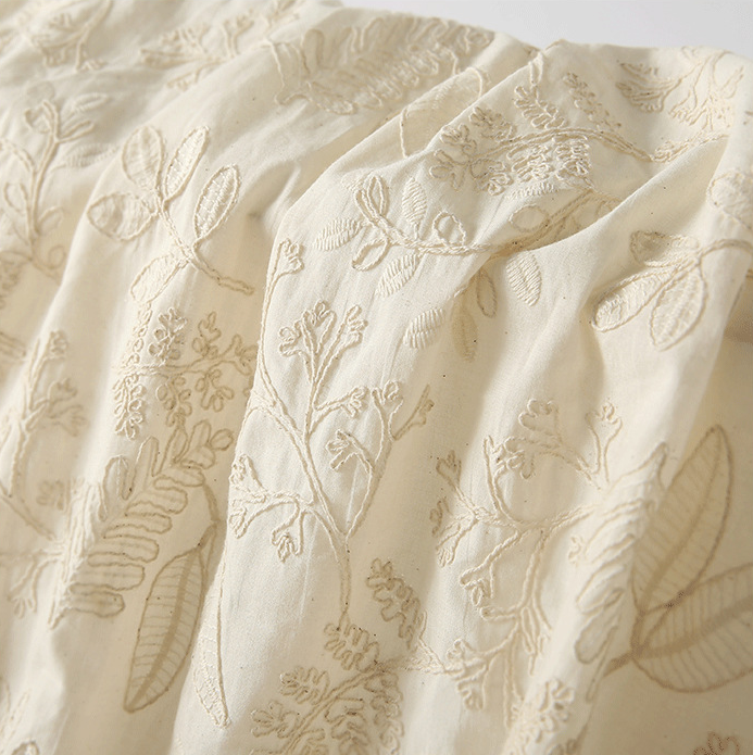 cotton 100%  Embroiderey fabric