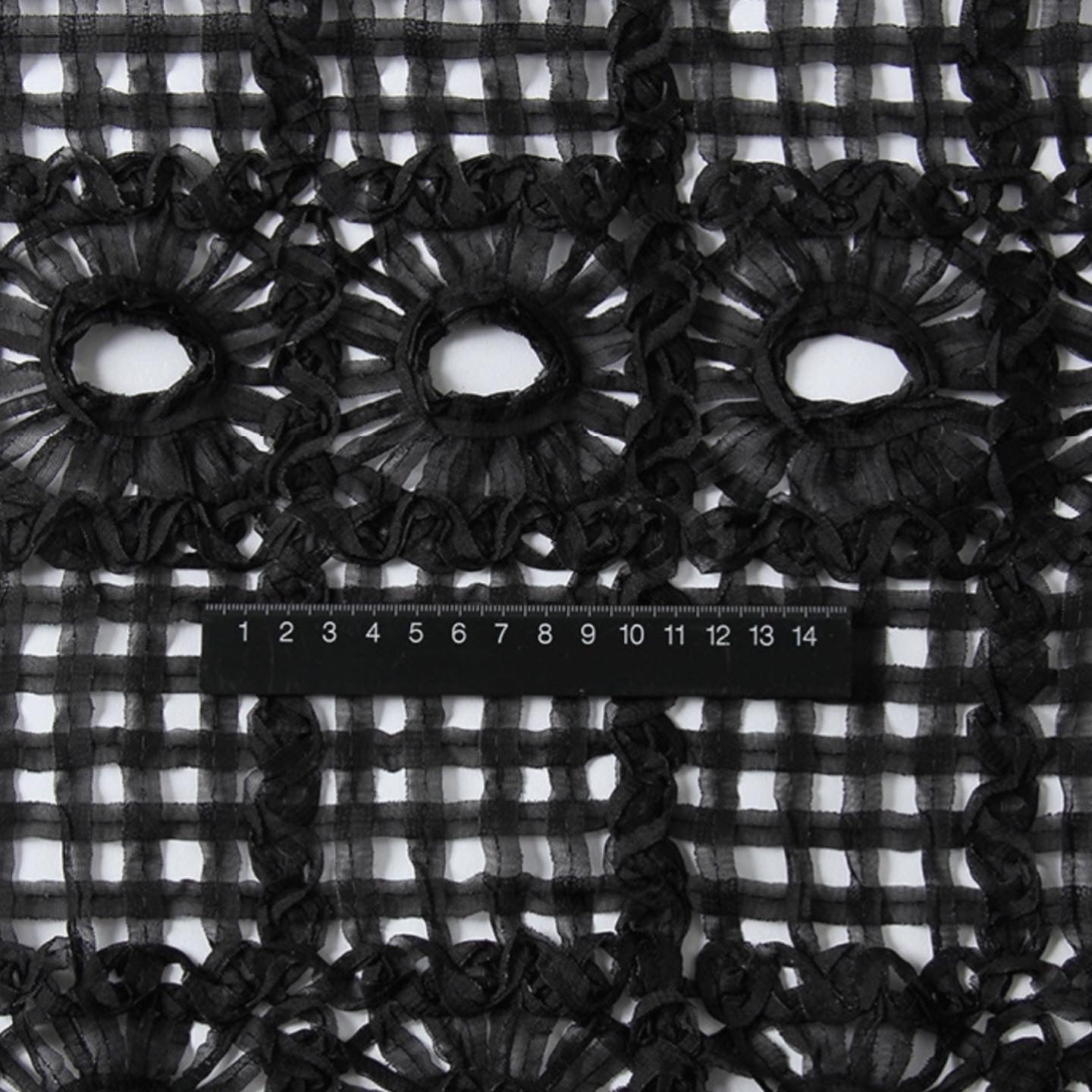 3D jacquard lace fabric